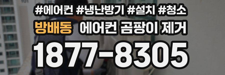 방배동 에어컨 곰팡이 제거