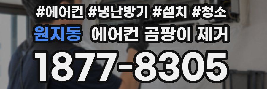 원지동 에어컨 곰팡이 제거