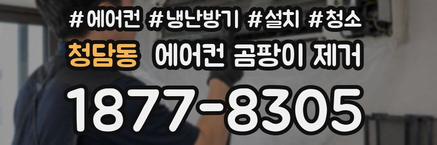 청담동 에어컨 곰팡이 제거