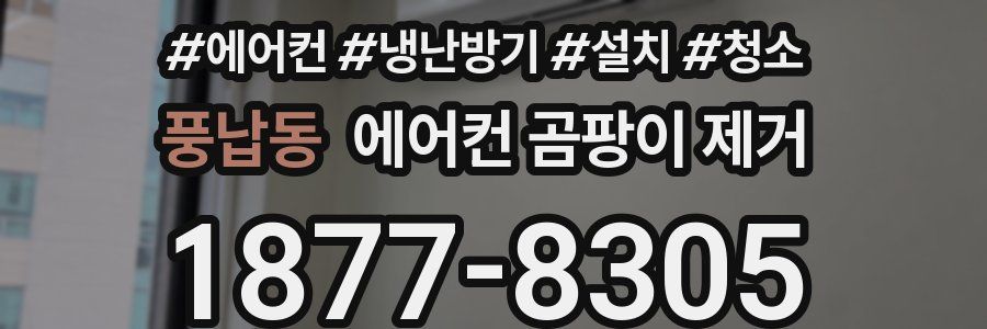 풍납동 에어컨 곰팡이 제거