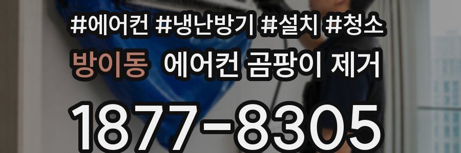 방이동 에어컨 곰팡이 제거