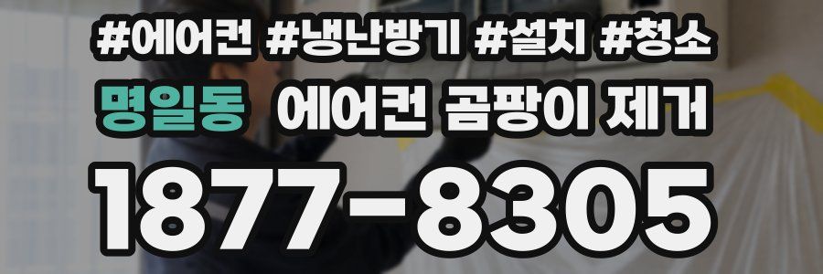 명일동 에어컨 곰팡이 제거