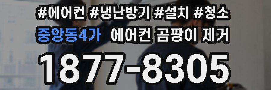 중앙동4가 에어컨 곰팡이 제거