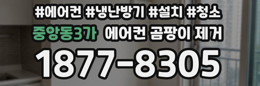중앙동3가 에어컨 곰팡이 제거