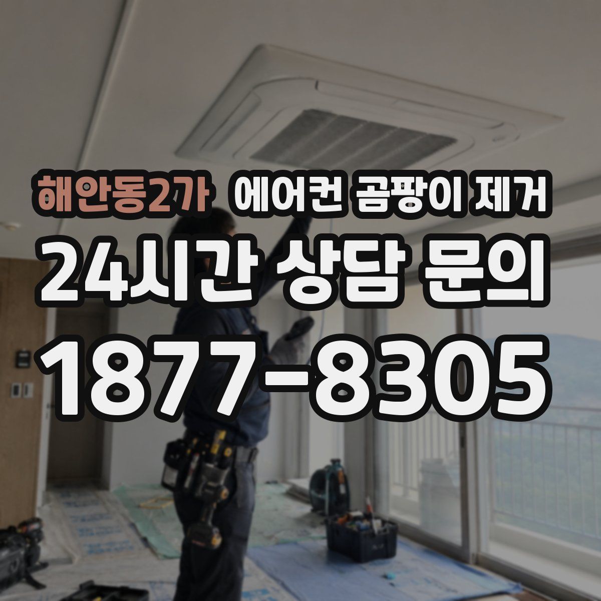 해안동2가 에어컨 곰팡이 제거