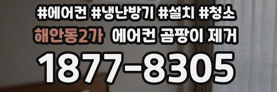 해안동2가 에어컨 곰팡이 제거