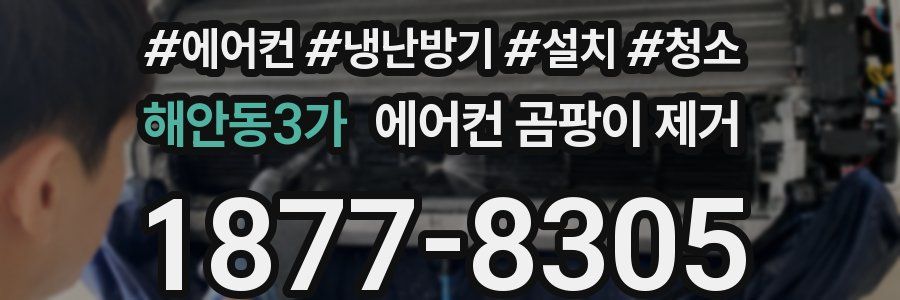 해안동3가 에어컨 곰팡이 제거