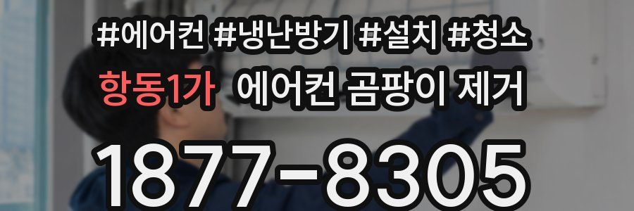항동1가 에어컨 곰팡이 제거