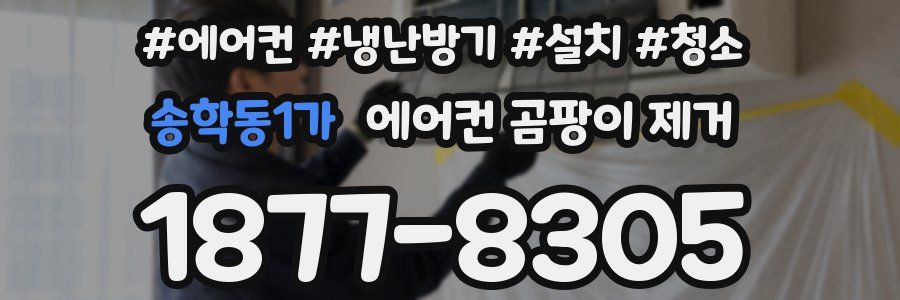 송학동1가 에어컨 곰팡이 제거