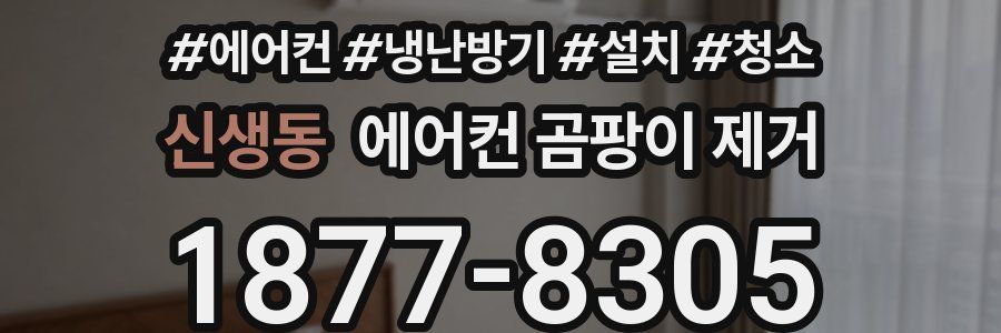 신생동 에어컨 곰팡이 제거