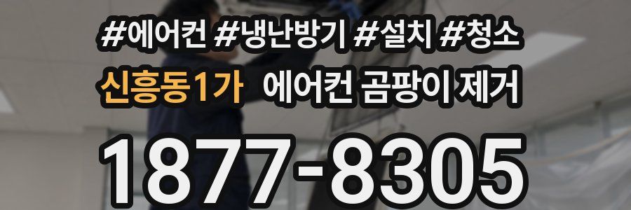 신흥동1가 에어컨 곰팡이 제거