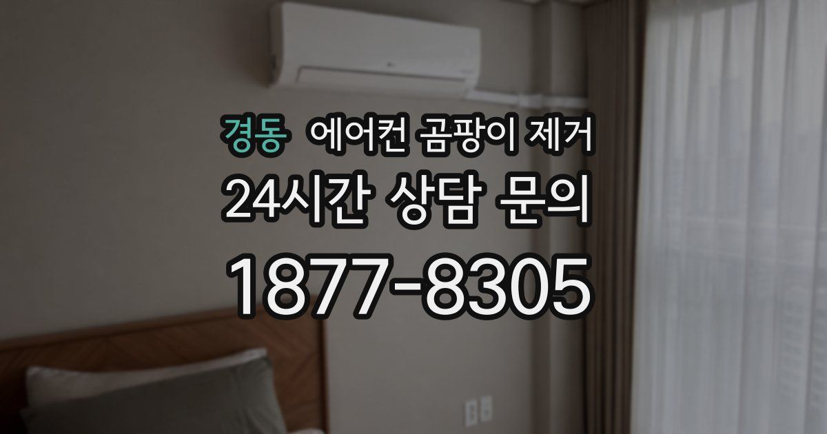 경동 에어컨 곰팡이 제거