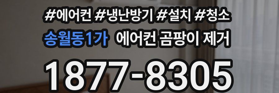 송월동1가 에어컨 곰팡이 제거