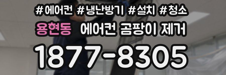용현동 에어컨 곰팡이 제거