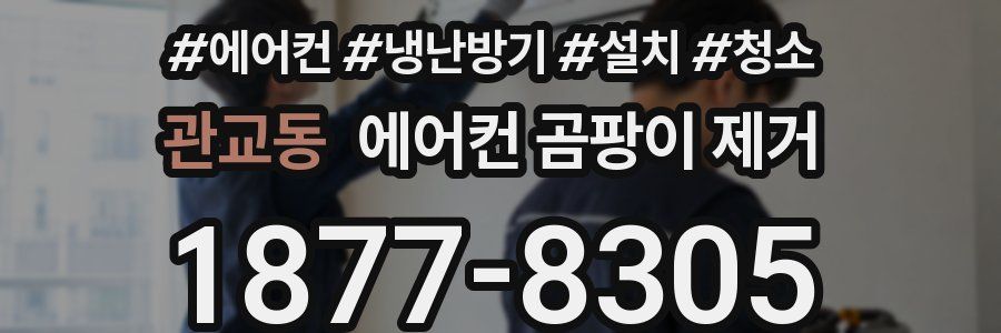 관교동 에어컨 곰팡이 제거