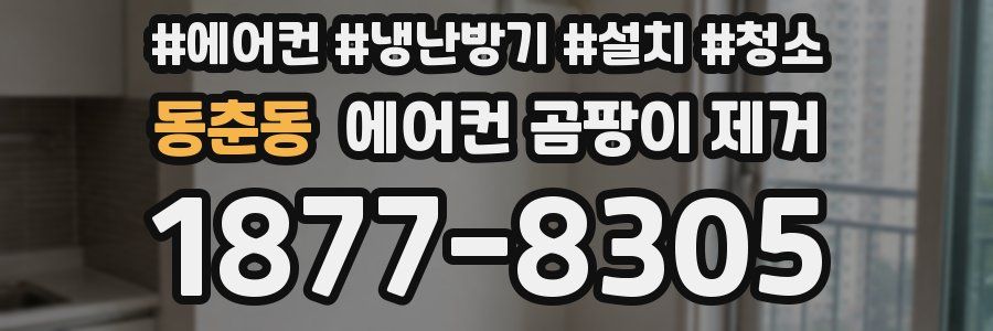 동춘동 에어컨 곰팡이 제거