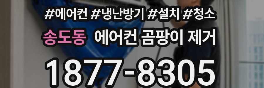 송도동 에어컨 곰팡이 제거