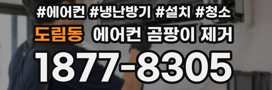 도림동 에어컨 곰팡이 제거