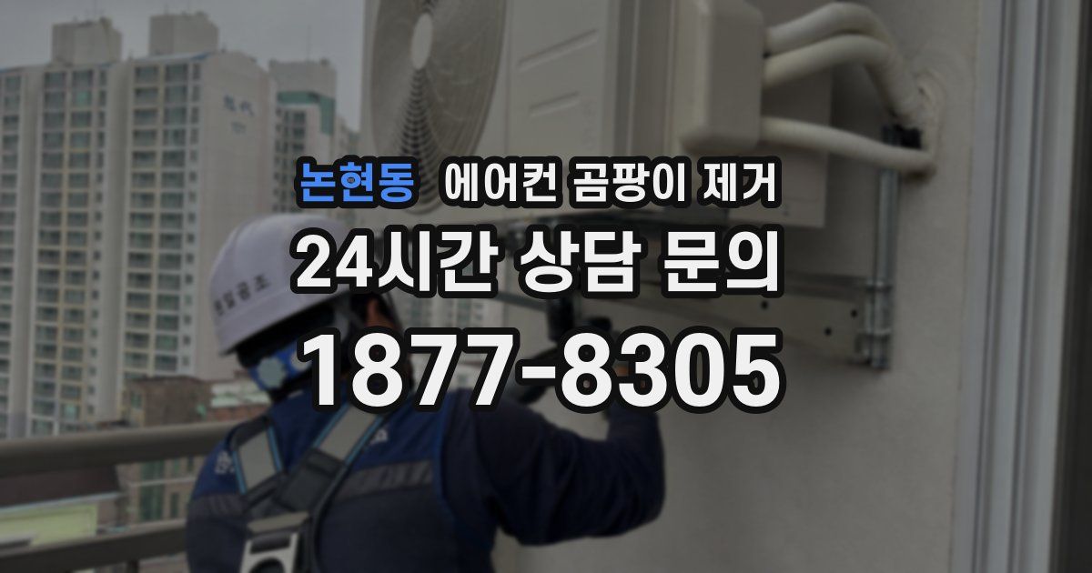 논현동 에어컨 곰팡이 제거