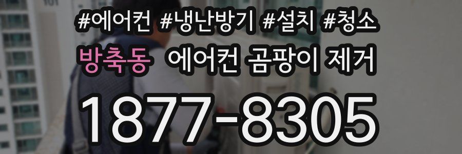 방축동 에어컨 곰팡이 제거