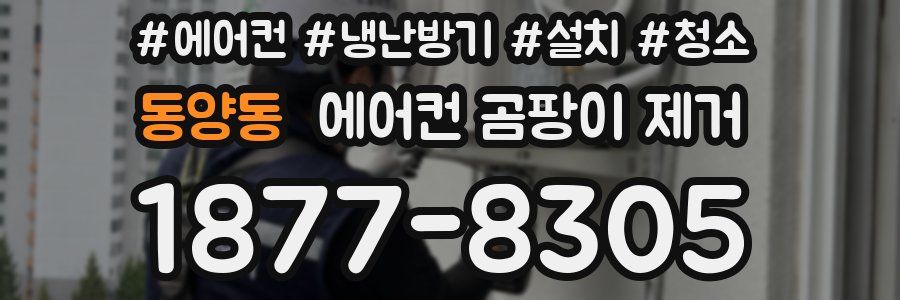 동양동 에어컨 곰팡이 제거