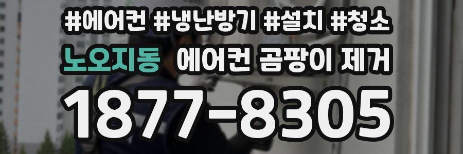 노오지동 에어컨 곰팡이 제거