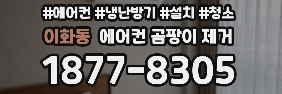 이화동 에어컨 곰팡이 제거