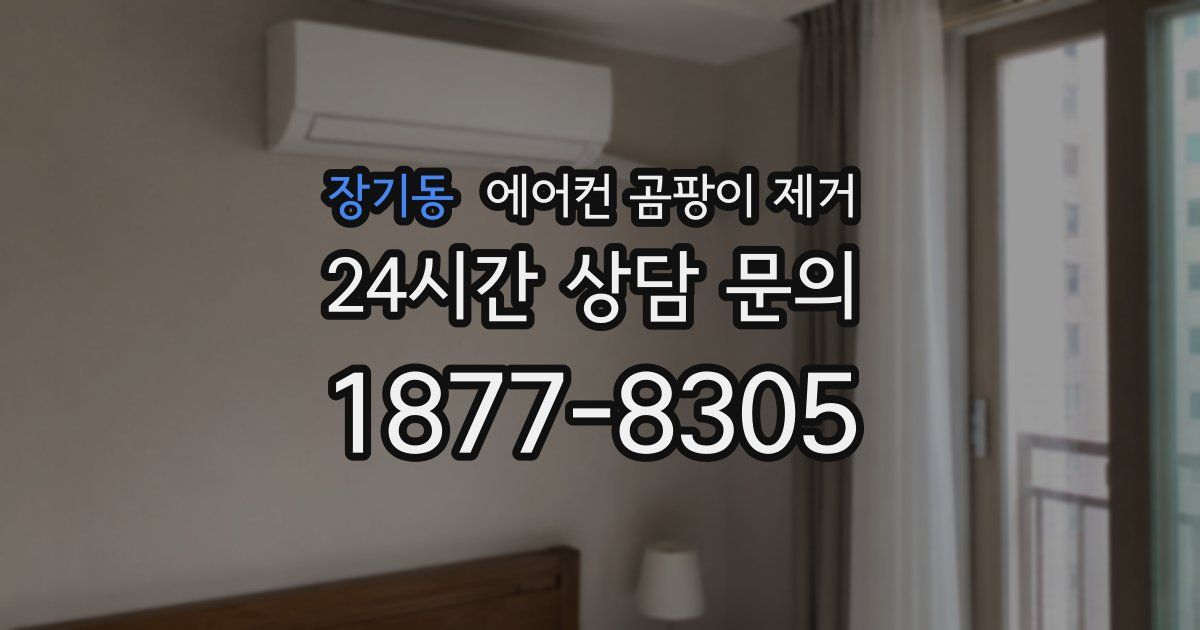 장기동 에어컨 곰팡이 제거