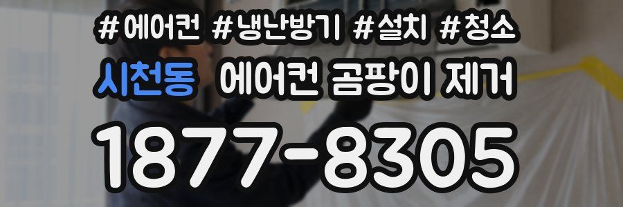 시천동 에어컨 곰팡이 제거