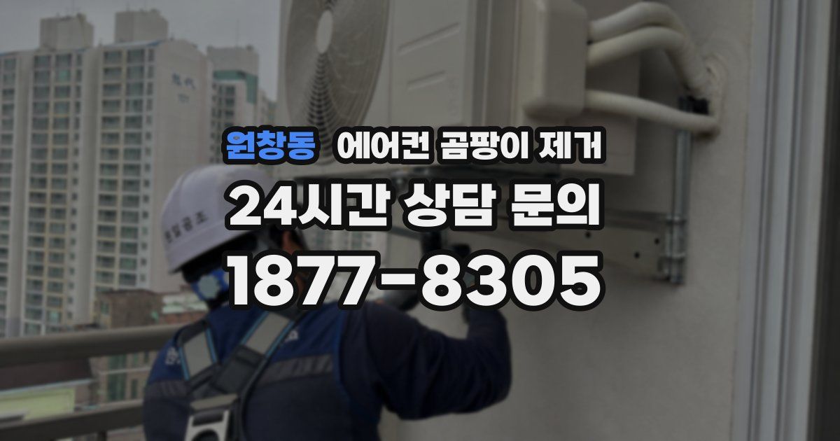 원창동 에어컨 곰팡이 제거