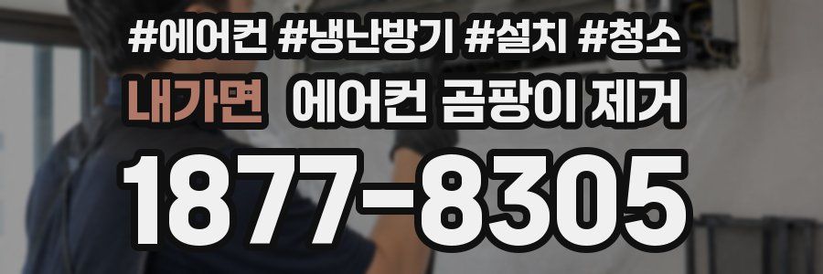 내가면 에어컨 곰팡이 제거