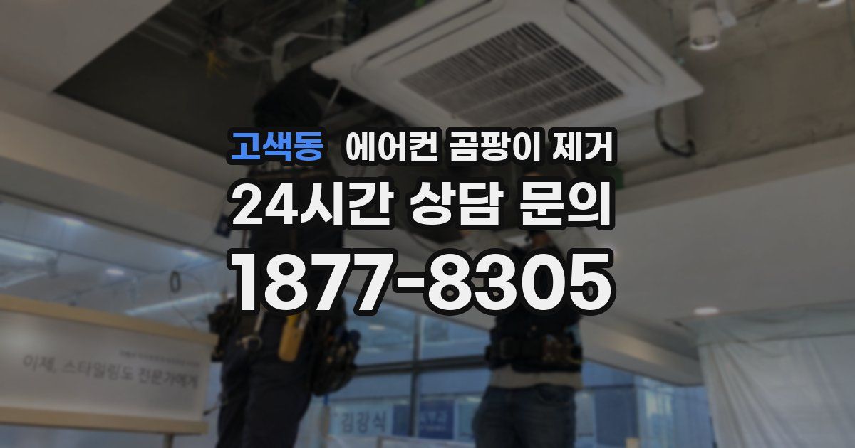 고색동 에어컨 곰팡이 제거