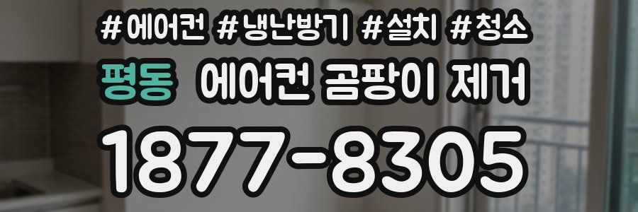 평동 에어컨 곰팡이 제거
