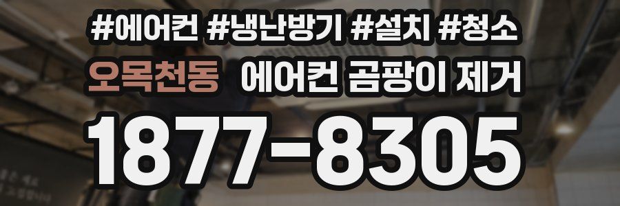 오목천동 에어컨 곰팡이 제거