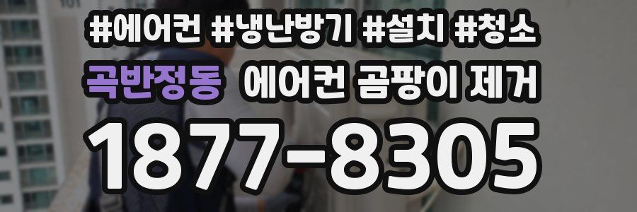 곡반정동 에어컨 곰팡이 제거