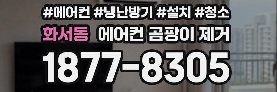화서동 에어컨 곰팡이 제거