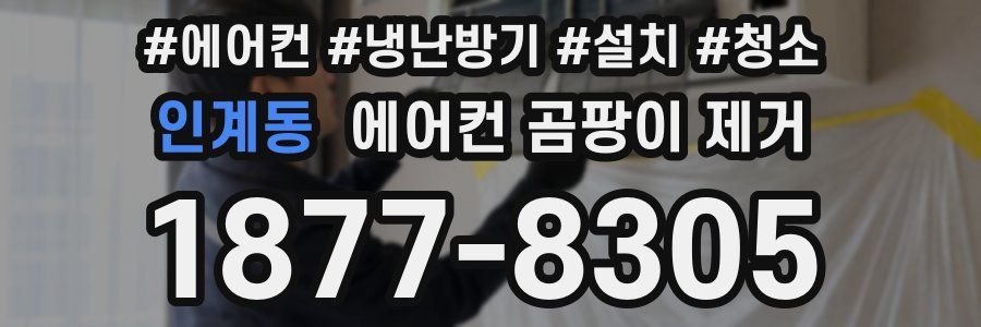인계동 에어컨 곰팡이 제거