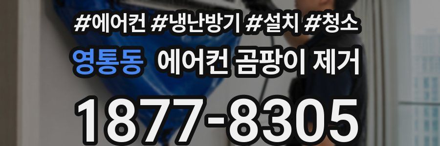 영통동 에어컨 곰팡이 제거