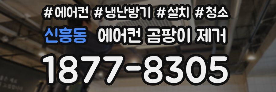 신흥동 에어컨 곰팡이 제거