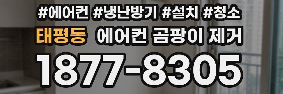 태평동 에어컨 곰팡이 제거