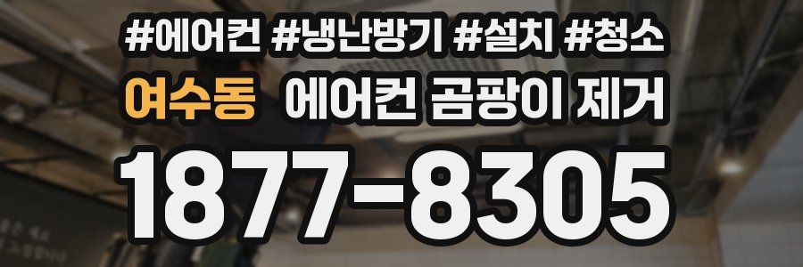 여수동 에어컨 곰팡이 제거