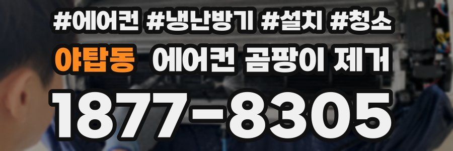 야탑동 에어컨 곰팡이 제거