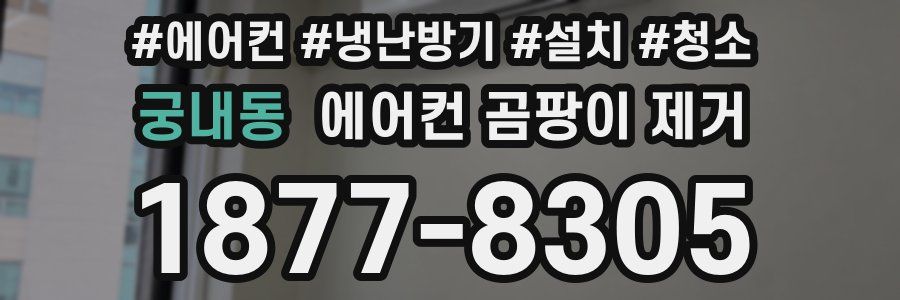 궁내동 에어컨 곰팡이 제거