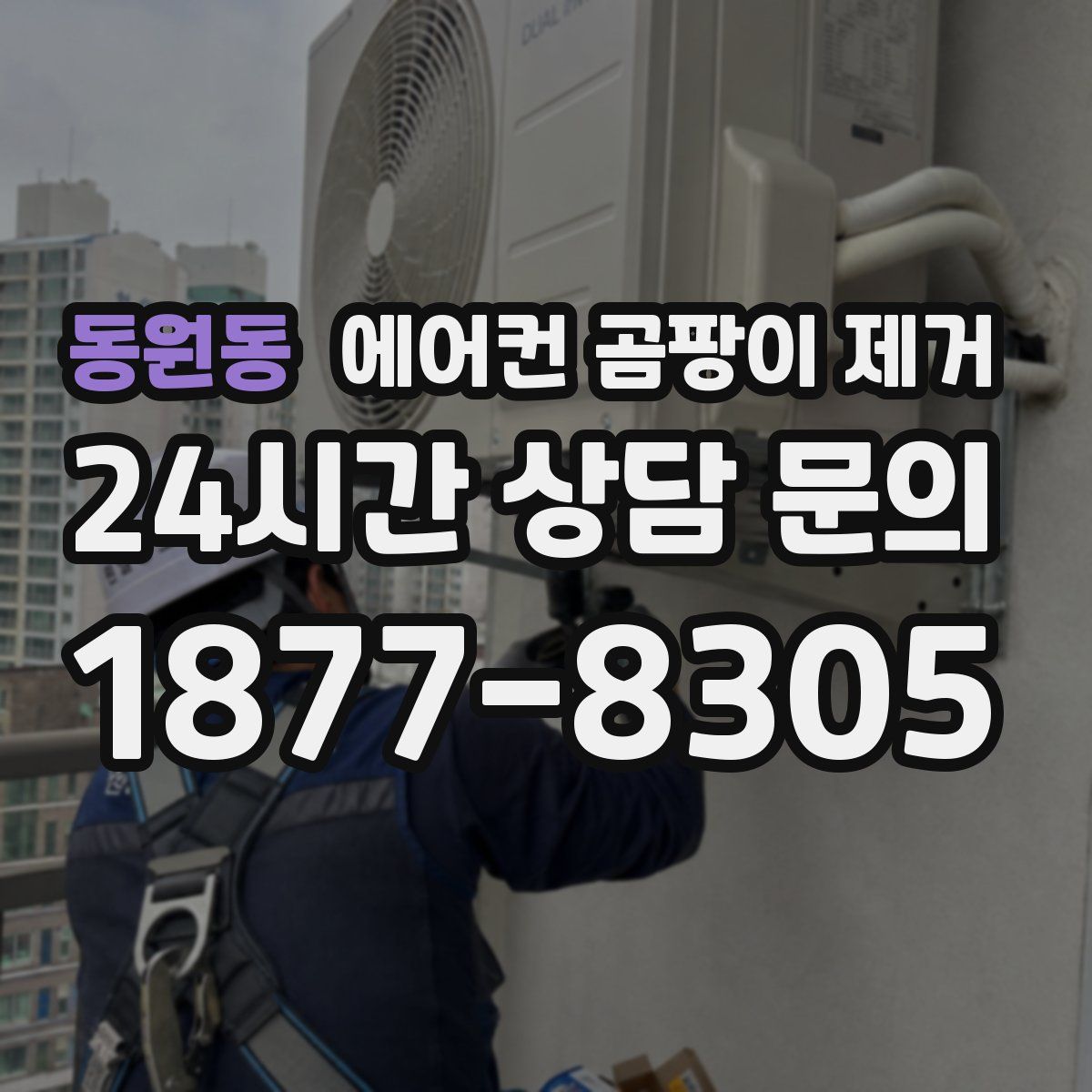 동원동 에어컨 곰팡이 제거