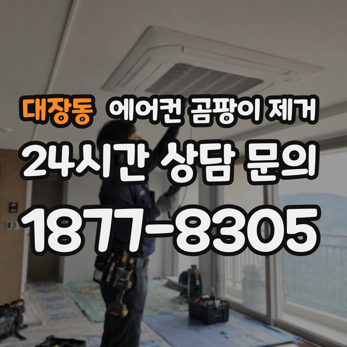 대장동 에어컨 곰팡이 제거