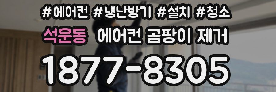 석운동 에어컨 곰팡이 제거