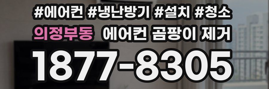 의정부동 에어컨 곰팡이 제거