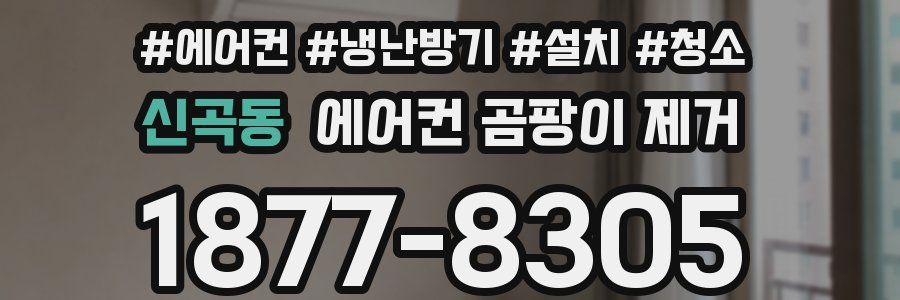 신곡동 에어컨 곰팡이 제거