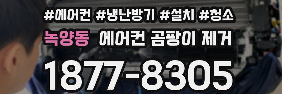 녹양동 에어컨 곰팡이 제거