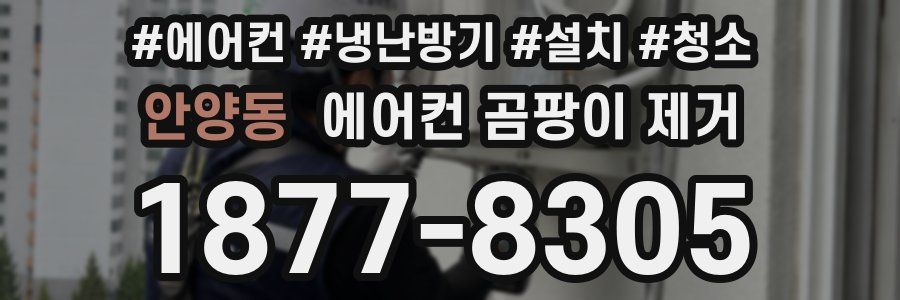 안양동 에어컨 곰팡이 제거
